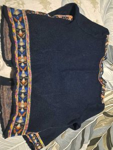 Chic Geometric Knit Cardigan