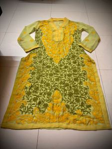Heavy Chikankari Embroidered Kurta