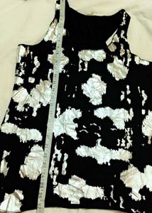 Very Amazing N Beautiful Silver Print Top