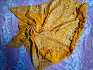 Yellow Tasseled Dupatta