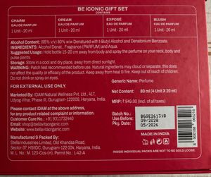 Bella Vita Be Iconic Perfume Gift Set (Women)