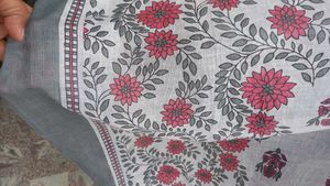 Floral Print Cotton Dupatta