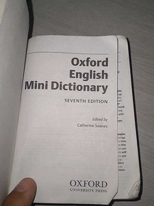 Oxford English Mini Dictionary Indian Edition