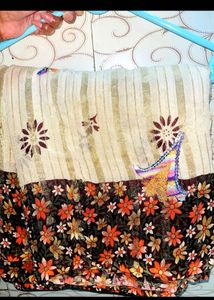 Floral Print Saree