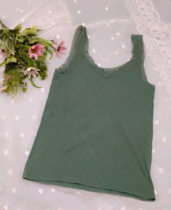 Lace Trim Cami Tank Top