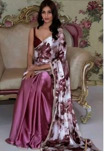 Beautiful Floral Print Saree