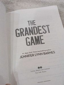 The Grandest Game - Jennifer Lynn Barnes