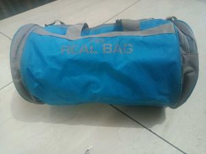Blue "Real Bag" Duffle Gym Bag