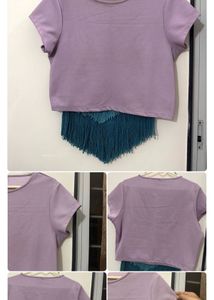 Textured Short Sleeve Top Combo