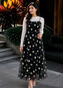 Cute Daisy Print Midi Dress