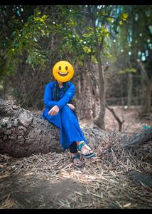 Blue Nayra Cut Kurta