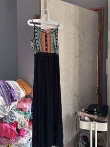 Boho Print Midi Dress