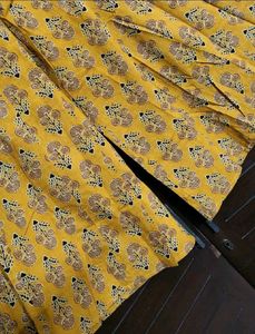 Stylish Yellow Printed Palazzo Pants