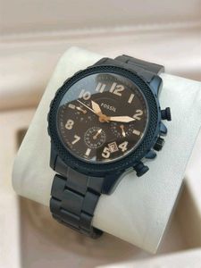 Fossil* : Black tone markers* Strap: MENS WATCH