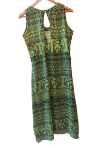 Bplus Vestry Green Georgette Kurti For Women