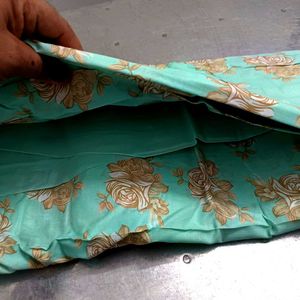 Butter Print Embroidered Dress Material Set