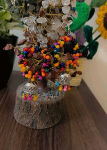 Colorful Beaded Jhumka Earrings