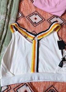 Striped Sports Bra