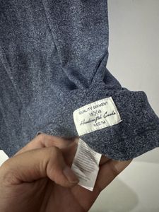 Men's V-Neck T-Shirt - Dark Grey (EUROPE)