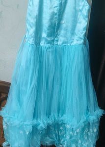 Stunning Blue Tulle Dress for Girls