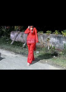 Elegant Red Kurta Set
