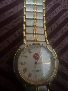 LG Water Resistant Silver Chain Watch Unused