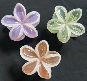 Cute Flower Claw Clips (Set of 3)