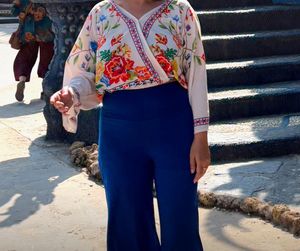 Vibrant Blue Palazzo Pants