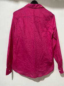 Vibrant Pink Button-Up Shirt