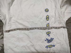 White Graphic Print T-Shirt