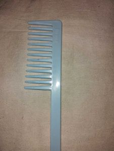 Light Blue Wide Tooth Comb