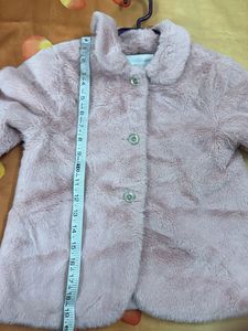 Soft Pink Faux Fur Jacket