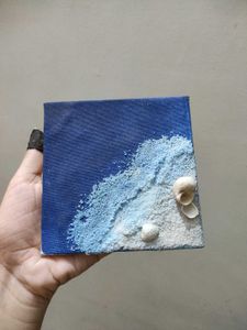 Seashell Beach Art Canvas