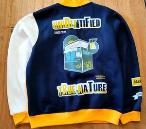 ✨🔥 Ketch Graphic Bomber Varsity Jacket 😎