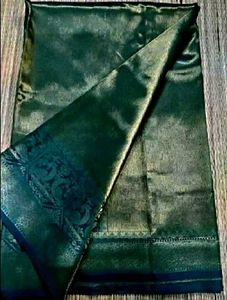sea green Bridal tissue saree