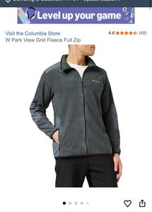 Columbia W Park View Grid Fleece Full Zip.