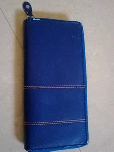 Blue Floral Wallet