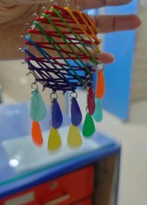 Boho Rainbow Chandelier Earrings