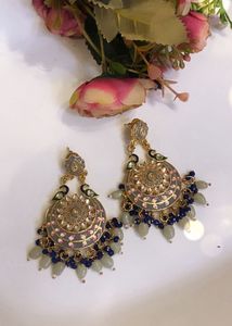 New Exquisite Peacock Design Dangle Earrings