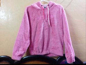 Cozy Pink Fleece Hoodie for Women