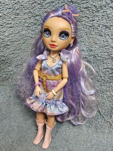 Rainbow High Doll with Long Purple Hair