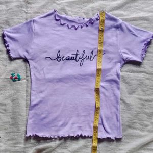 PRICE DROP🚨Cute Purple Beautiful Graphic Tee