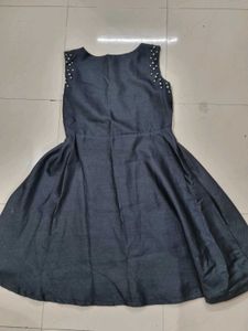 Chic Floral Print Mesh Sleeve Dress