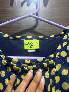 Polka Dots Designer Top for Ladies