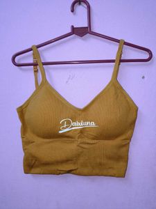 Comfortable Ribbed Sports Bra