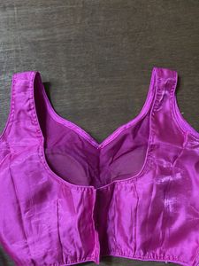 Vibrant Pink Silk Blouse