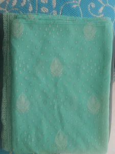 Beautiful Teal Dress Material