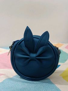 Cute Teal Bunny Crossbody Bag