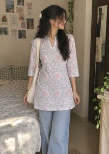 Floral Print Kurta Tunic