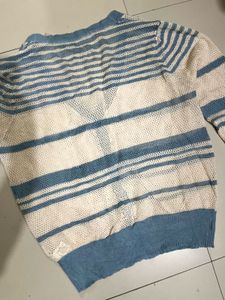 Striped Knit Cardigan